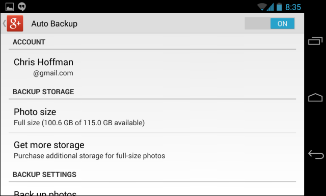 google -auto-backup-fotod