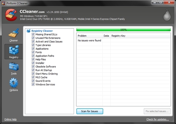 eemaldage tarkvara Windows 7-st