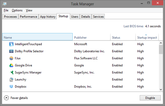 5 Windows 8 tegumihaldur - käivitamine