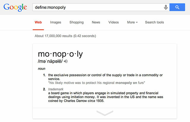 Aidake lõpetada Google'i otsingumootor: kasutage midagi muud gmonopoli