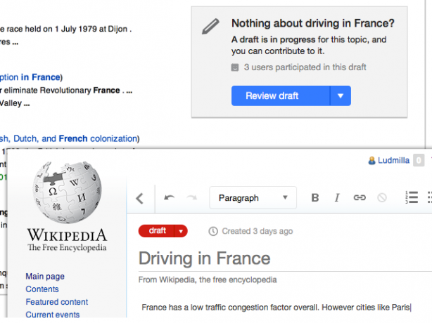 Wikipedia tutvustab uute artiklite wikipediadrafti mustandi funktsiooni